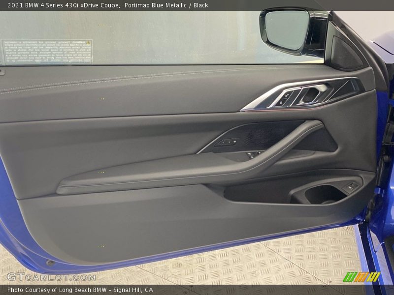 Portimao Blue Metallic / Black 2021 BMW 4 Series 430i xDrive Coupe