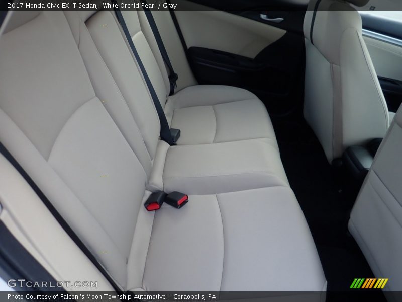 White Orchid Pearl / Gray 2017 Honda Civic EX-T Sedan