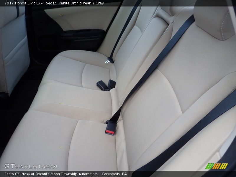 White Orchid Pearl / Gray 2017 Honda Civic EX-T Sedan