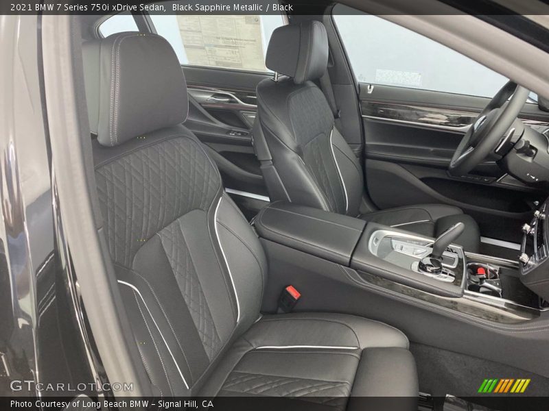 Black Sapphire Metallic / Black 2021 BMW 7 Series 750i xDrive Sedan