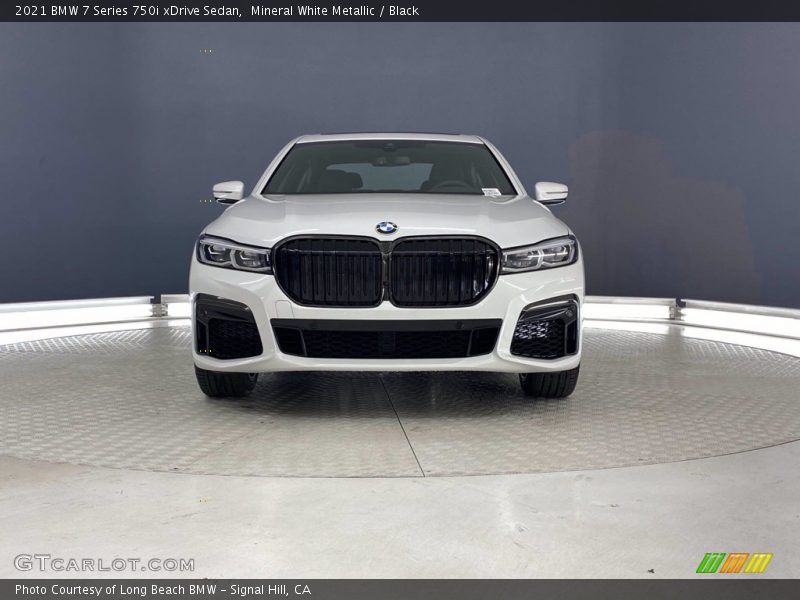 Mineral White Metallic / Black 2021 BMW 7 Series 750i xDrive Sedan