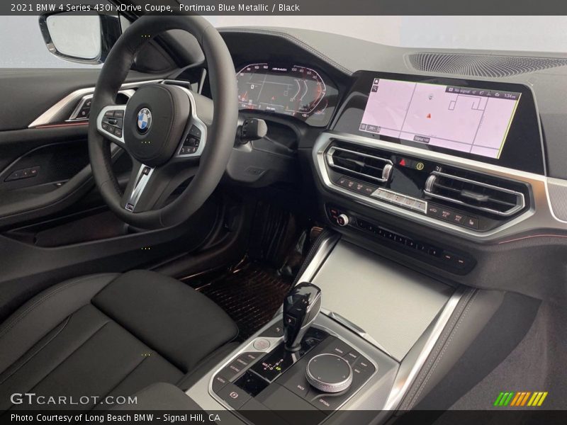Portimao Blue Metallic / Black 2021 BMW 4 Series 430i xDrive Coupe
