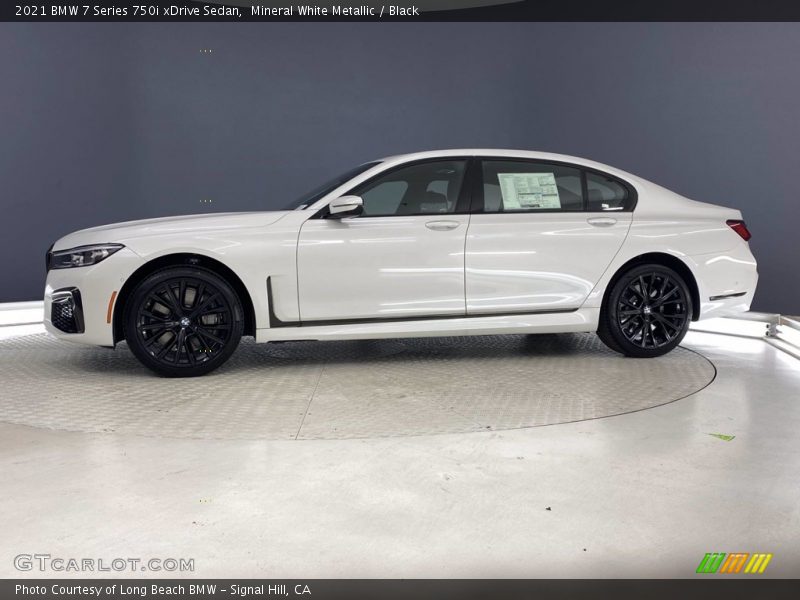 Mineral White Metallic / Black 2021 BMW 7 Series 750i xDrive Sedan