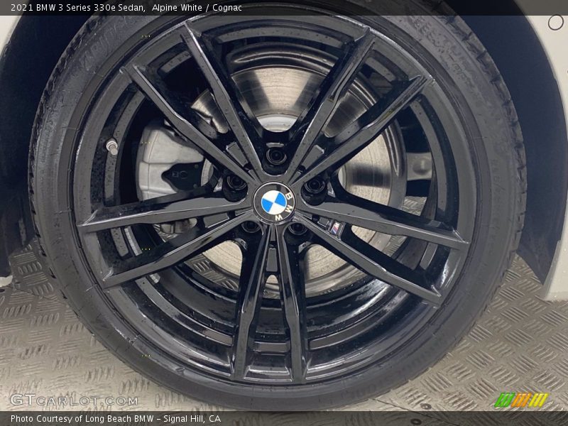 Alpine White / Cognac 2021 BMW 3 Series 330e Sedan
