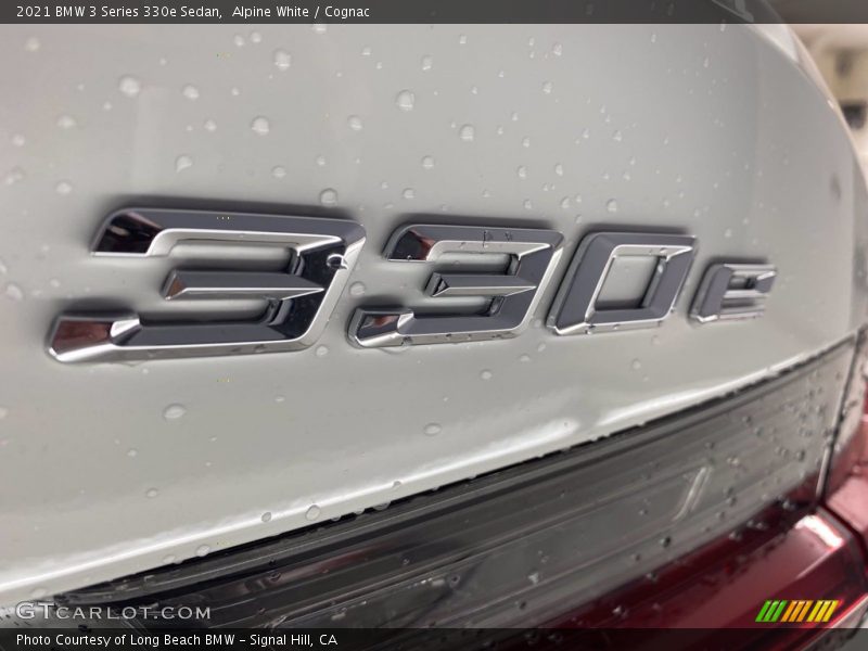 Alpine White / Cognac 2021 BMW 3 Series 330e Sedan