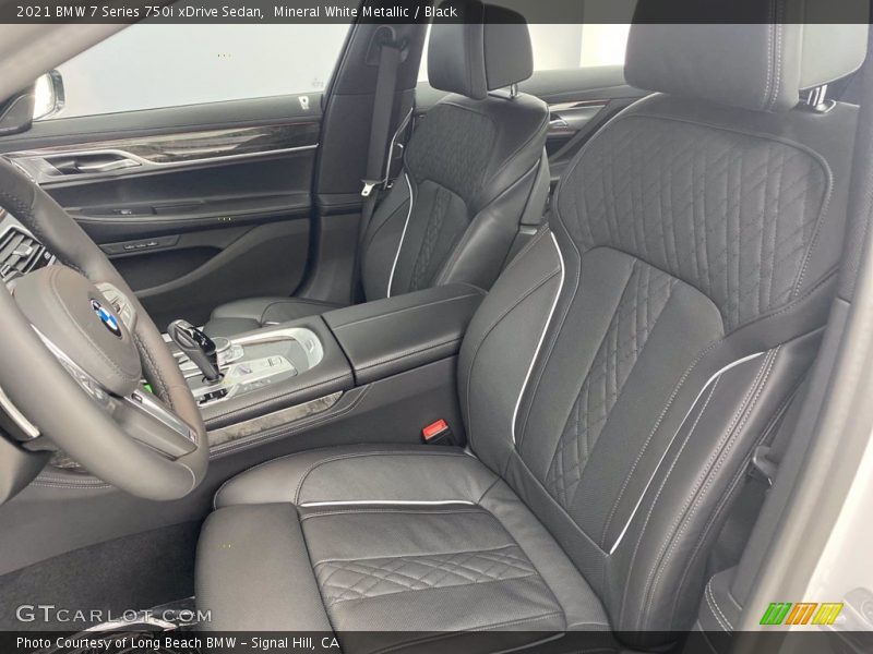 Mineral White Metallic / Black 2021 BMW 7 Series 750i xDrive Sedan