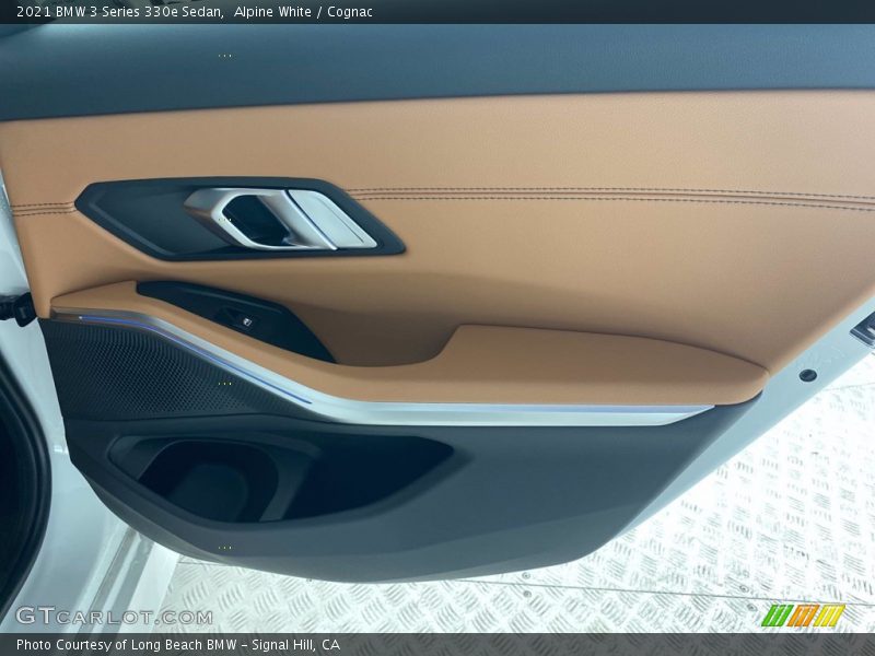 Alpine White / Cognac 2021 BMW 3 Series 330e Sedan