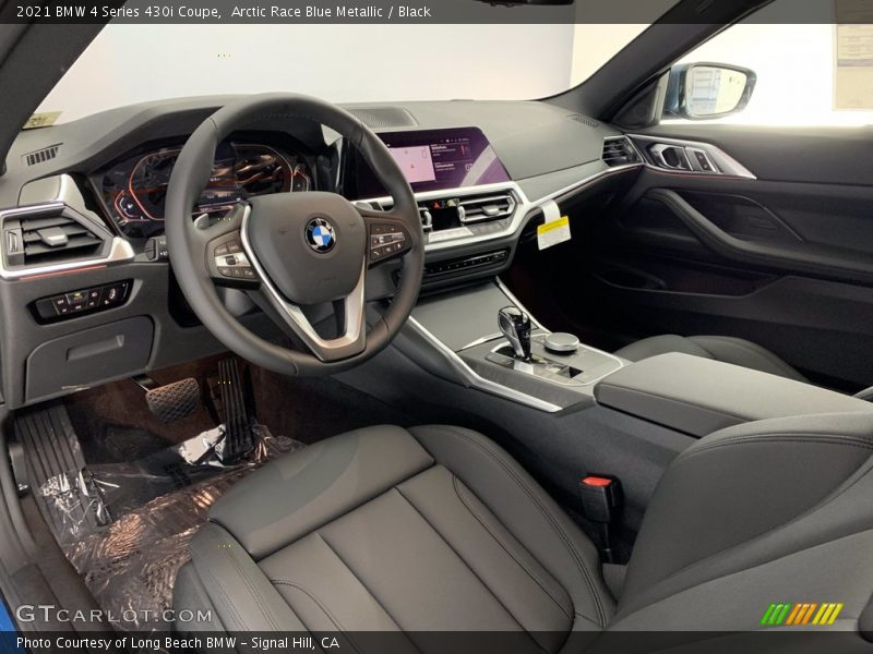 Arctic Race Blue Metallic / Black 2021 BMW 4 Series 430i Coupe