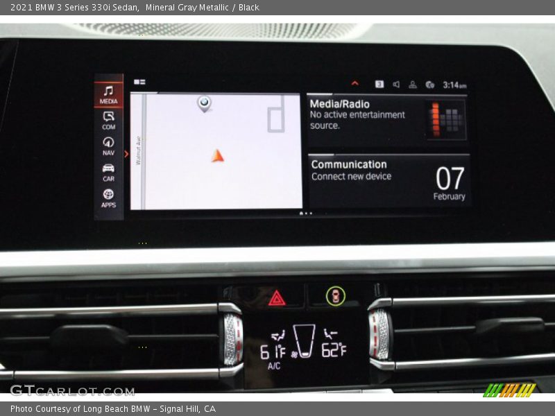 Mineral Gray Metallic / Black 2021 BMW 3 Series 330i Sedan