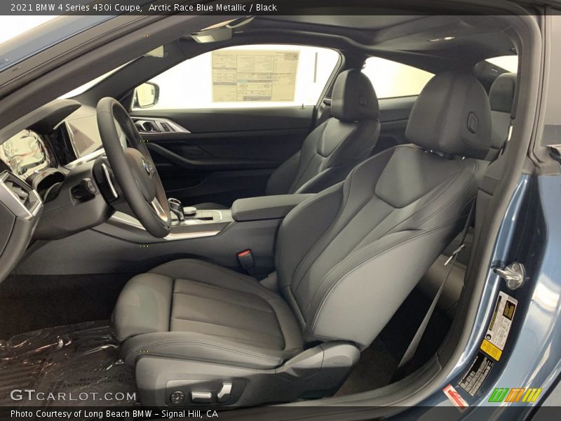Arctic Race Blue Metallic / Black 2021 BMW 4 Series 430i Coupe