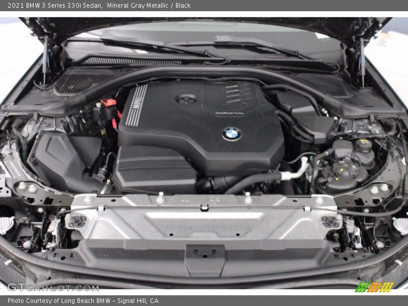 Mineral Gray Metallic / Black 2021 BMW 3 Series 330i Sedan