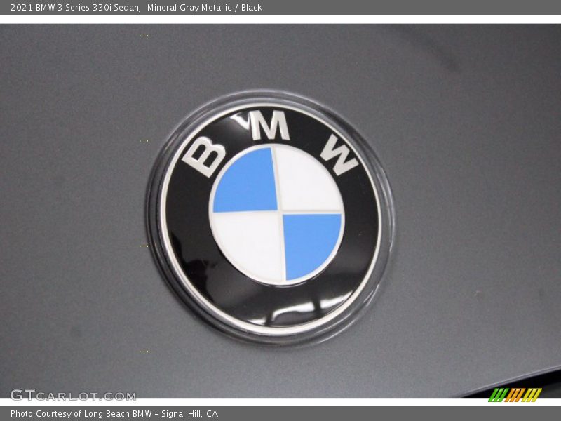 Mineral Gray Metallic / Black 2021 BMW 3 Series 330i Sedan