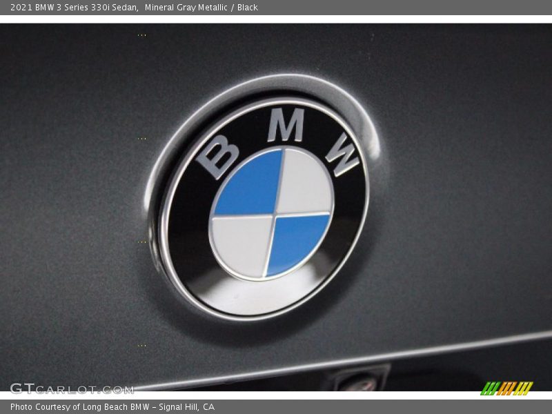 Mineral Gray Metallic / Black 2021 BMW 3 Series 330i Sedan