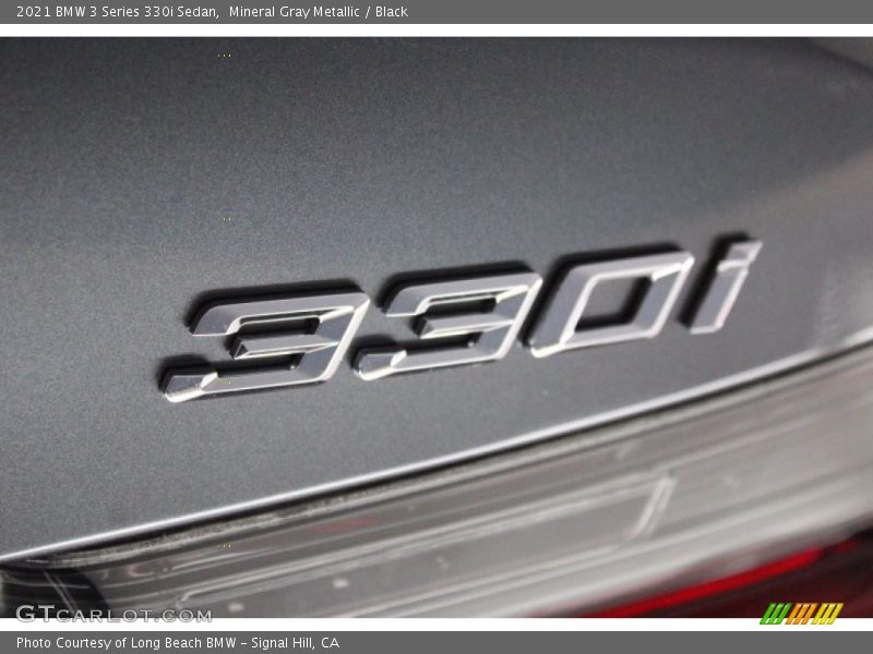 Mineral Gray Metallic / Black 2021 BMW 3 Series 330i Sedan