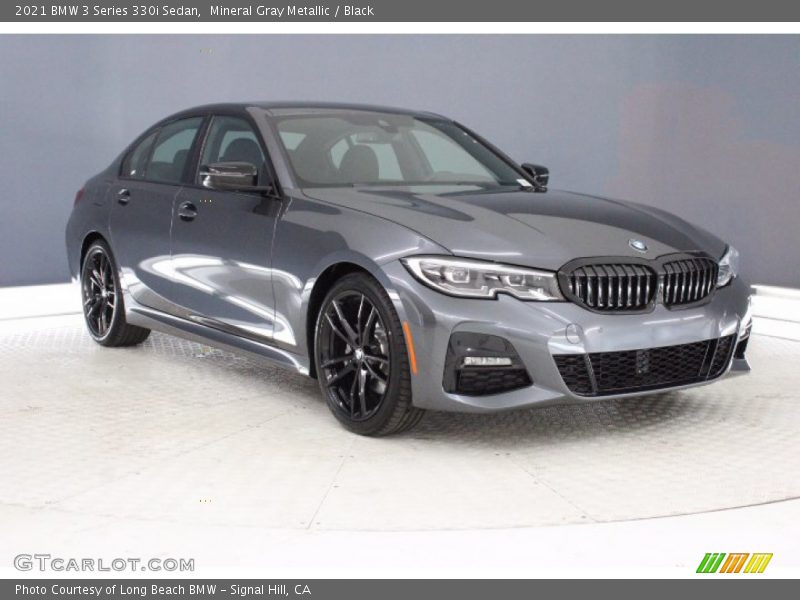 Mineral Gray Metallic / Black 2021 BMW 3 Series 330i Sedan