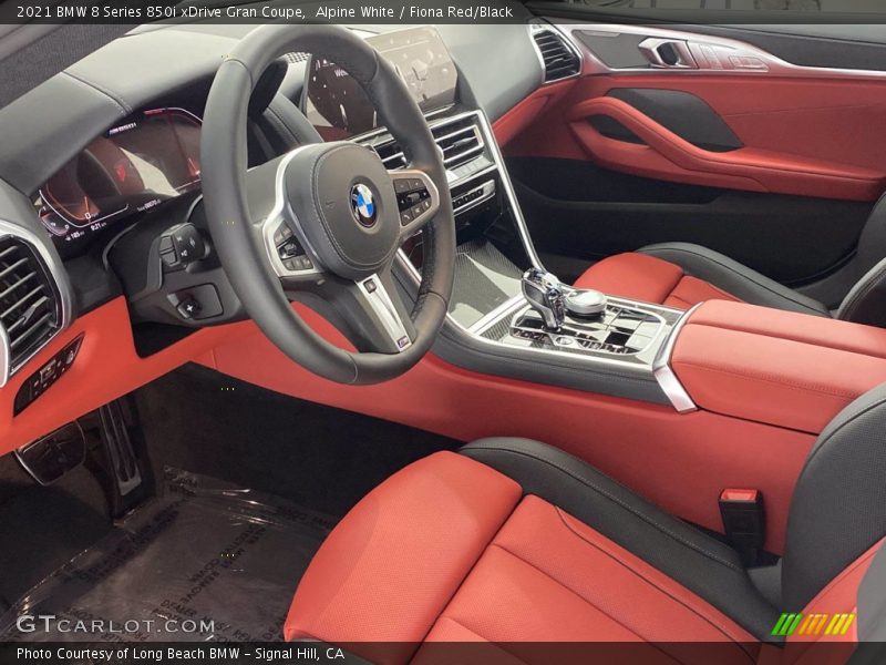  2021 8 Series 850i xDrive Gran Coupe Fiona Red/Black Interior