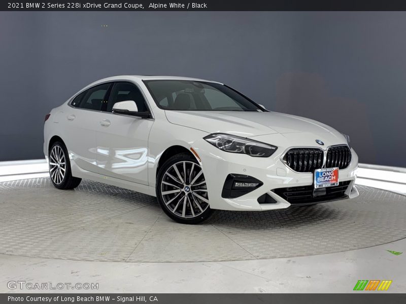 Alpine White / Black 2021 BMW 2 Series 228i xDrive Grand Coupe