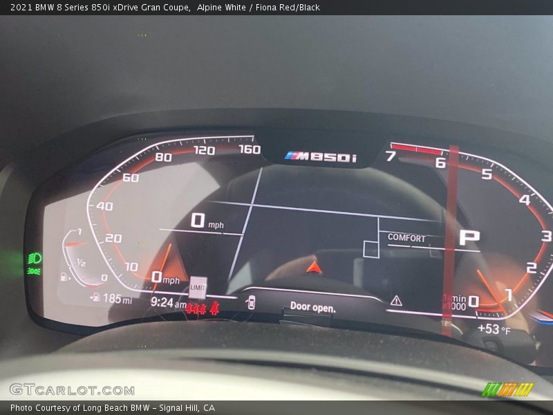  2021 8 Series 850i xDrive Gran Coupe 850i xDrive Gran Coupe Gauges