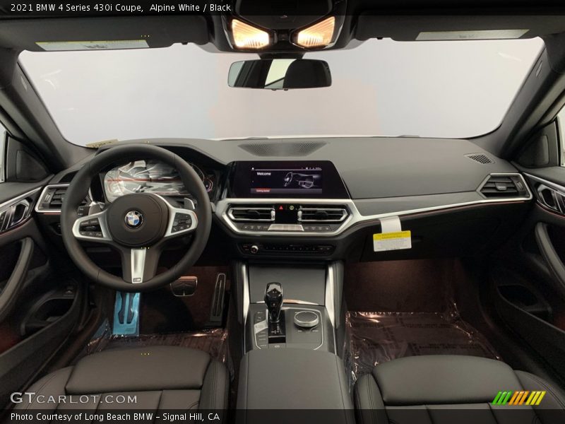 Alpine White / Black 2021 BMW 4 Series 430i Coupe