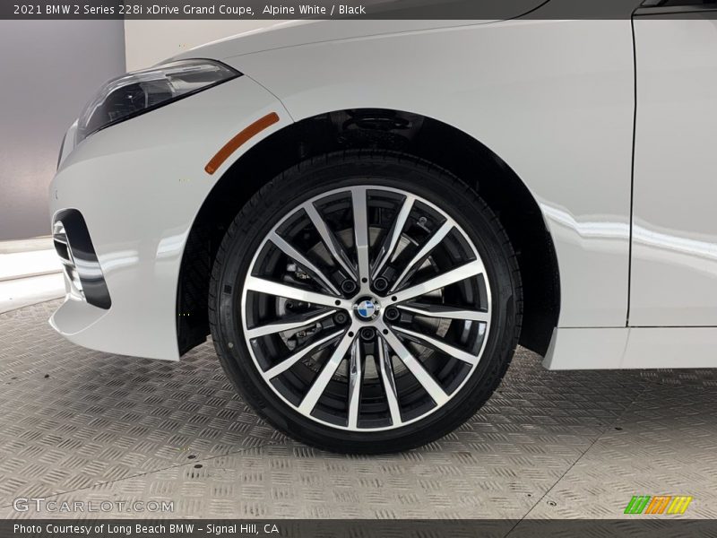 Alpine White / Black 2021 BMW 2 Series 228i xDrive Grand Coupe