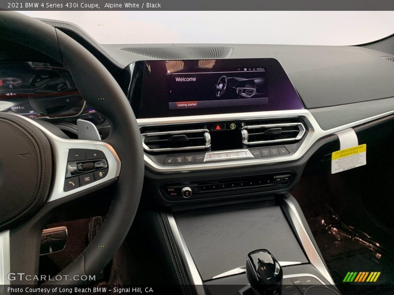 Alpine White / Black 2021 BMW 4 Series 430i Coupe