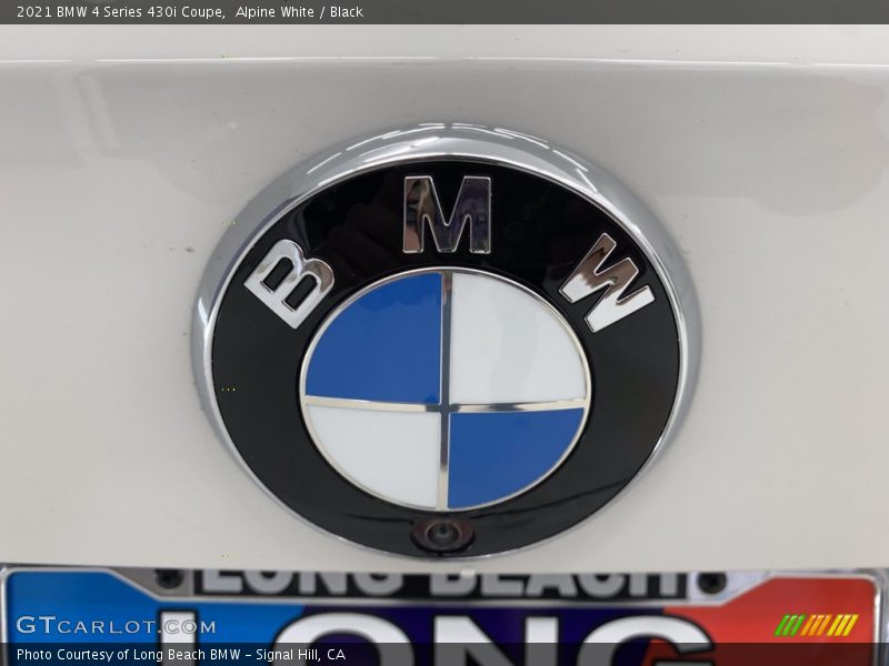 Alpine White / Black 2021 BMW 4 Series 430i Coupe