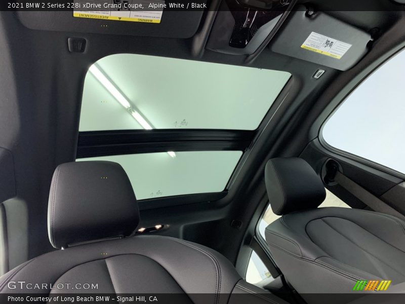 Alpine White / Black 2021 BMW 2 Series 228i xDrive Grand Coupe