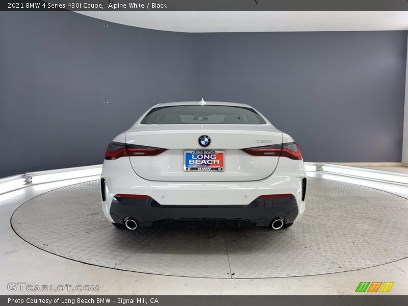 Alpine White / Black 2021 BMW 4 Series 430i Coupe