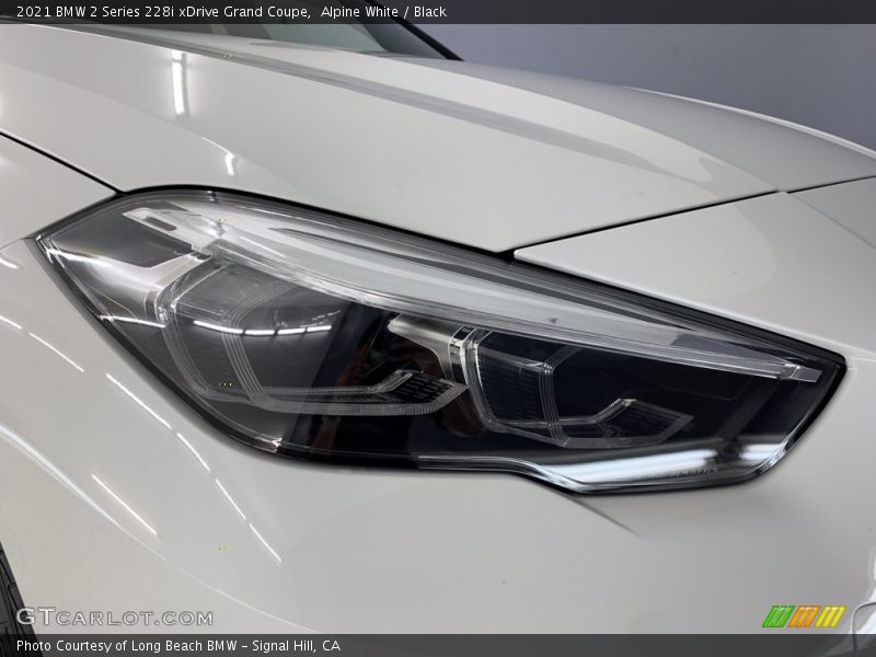 Alpine White / Black 2021 BMW 2 Series 228i xDrive Grand Coupe