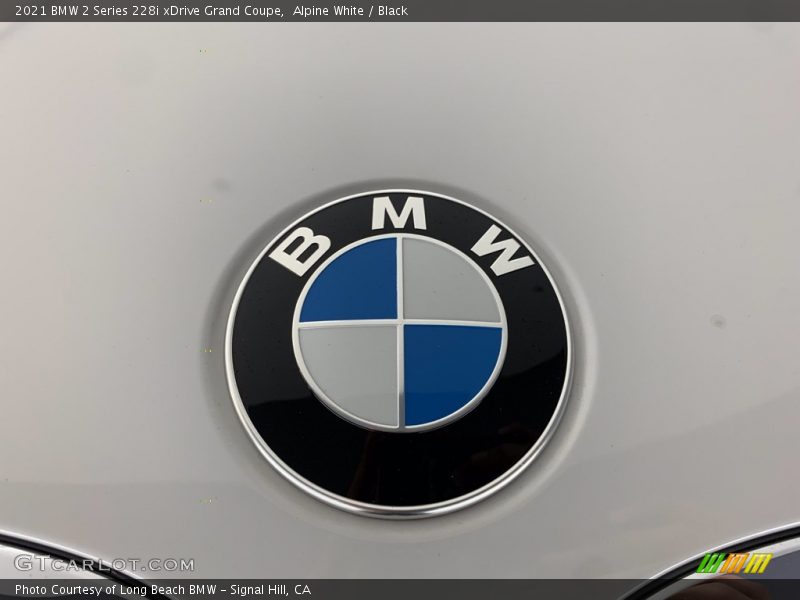 Alpine White / Black 2021 BMW 2 Series 228i xDrive Grand Coupe