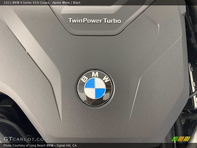 Alpine White / Black 2021 BMW 4 Series 430i Coupe