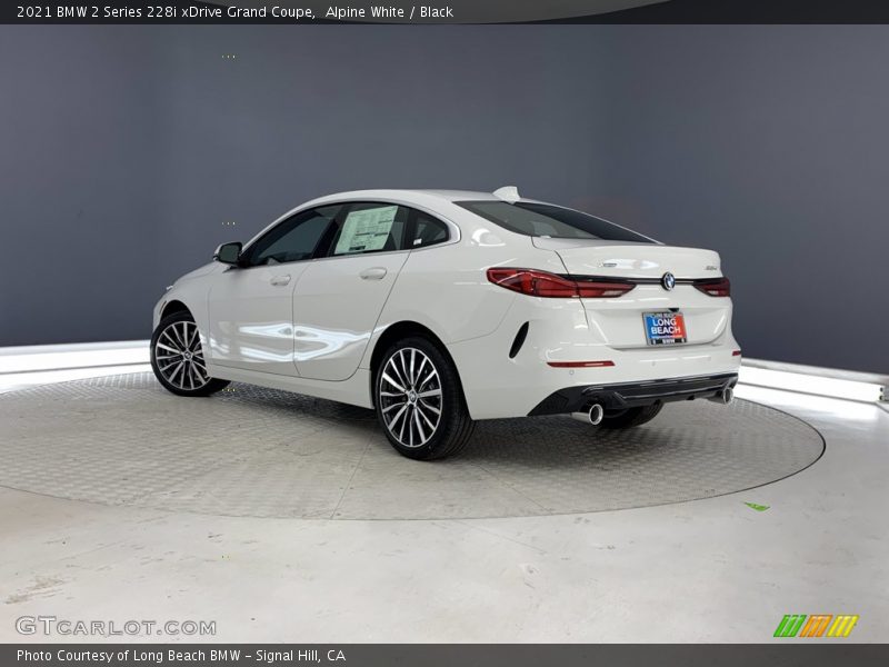 Alpine White / Black 2021 BMW 2 Series 228i xDrive Grand Coupe