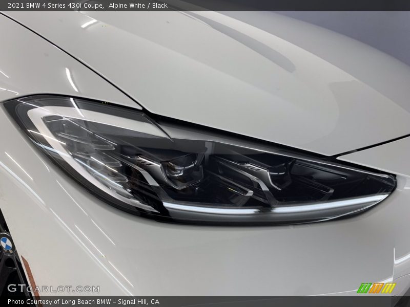 Alpine White / Black 2021 BMW 4 Series 430i Coupe