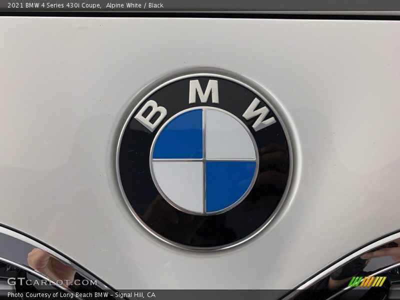 Alpine White / Black 2021 BMW 4 Series 430i Coupe