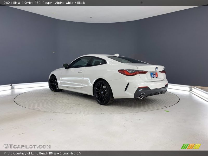 Alpine White / Black 2021 BMW 4 Series 430i Coupe
