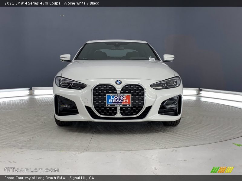 Alpine White / Black 2021 BMW 4 Series 430i Coupe