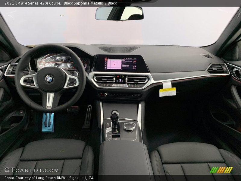 Black Sapphire Metallic / Black 2021 BMW 4 Series 430i Coupe