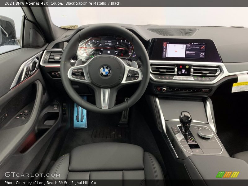 Black Sapphire Metallic / Black 2021 BMW 4 Series 430i Coupe