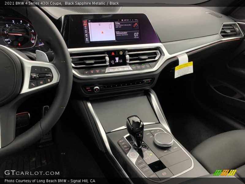 Black Sapphire Metallic / Black 2021 BMW 4 Series 430i Coupe