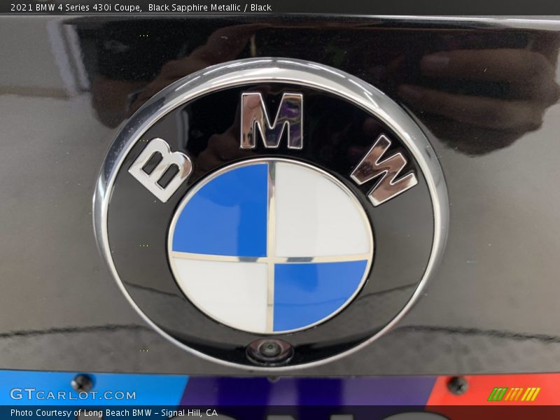 Black Sapphire Metallic / Black 2021 BMW 4 Series 430i Coupe