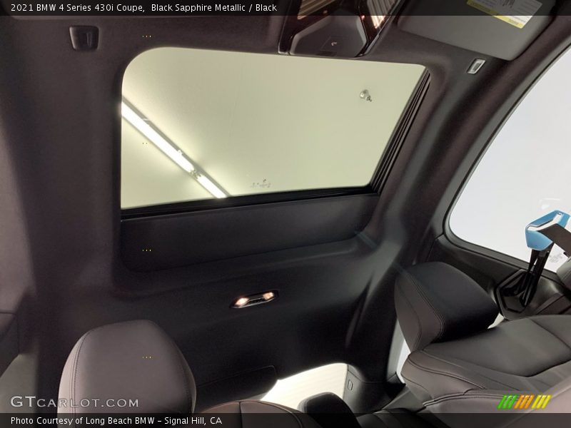 Black Sapphire Metallic / Black 2021 BMW 4 Series 430i Coupe