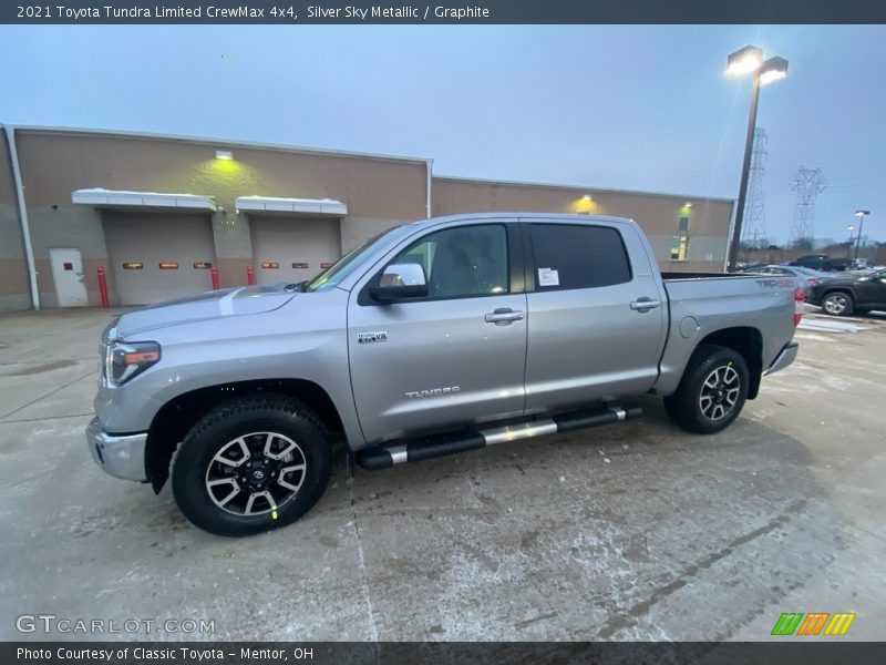 Silver Sky Metallic / Graphite 2021 Toyota Tundra Limited CrewMax 4x4