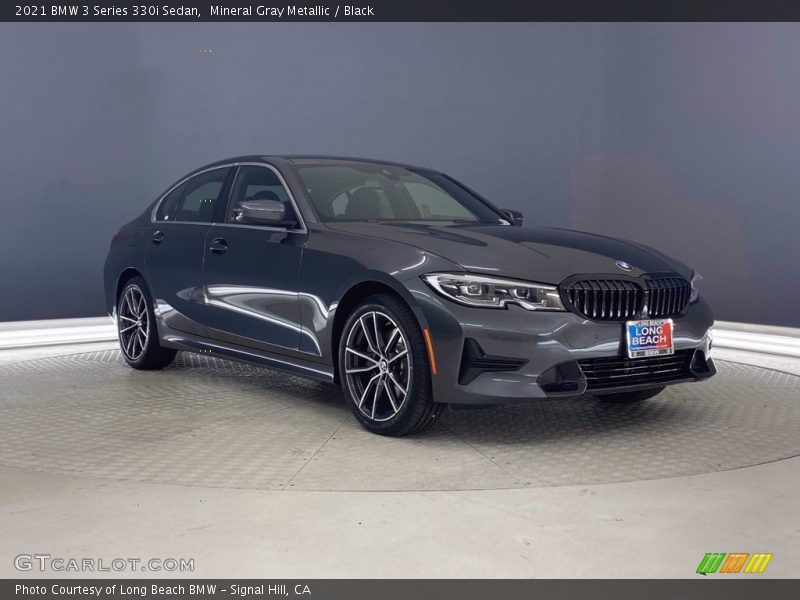 Mineral Gray Metallic / Black 2021 BMW 3 Series 330i Sedan