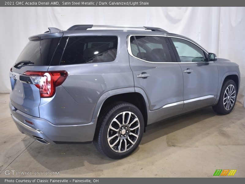 Satin Steel Metallic / Dark Galvanized/Light Shale 2021 GMC Acadia Denali AWD