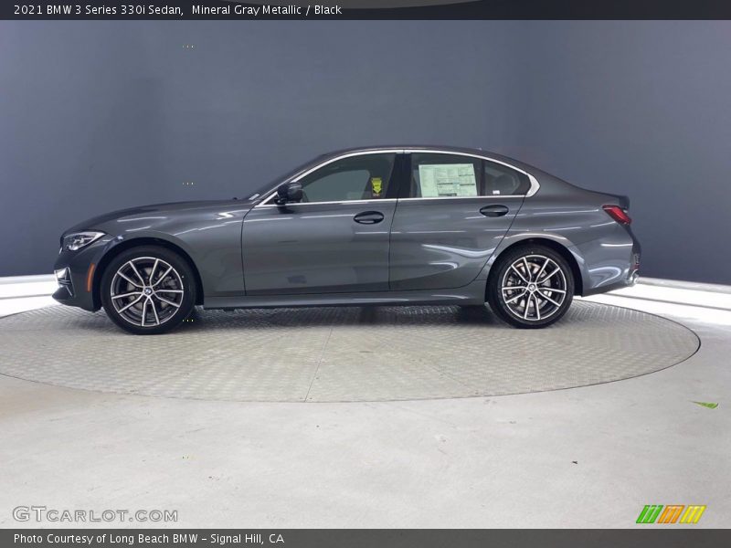 Mineral Gray Metallic / Black 2021 BMW 3 Series 330i Sedan