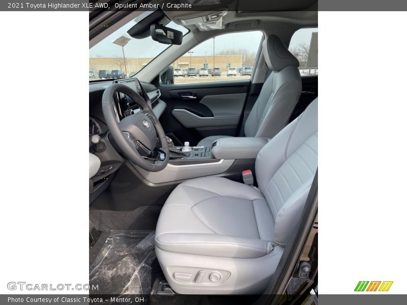 Opulent Amber / Graphite 2021 Toyota Highlander XLE AWD
