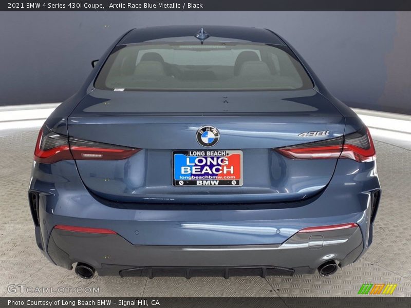 Arctic Race Blue Metallic / Black 2021 BMW 4 Series 430i Coupe