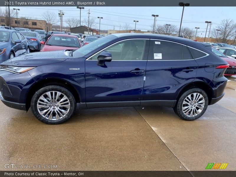 Blueprint / Black 2021 Toyota Venza Hybrid Limited AWD