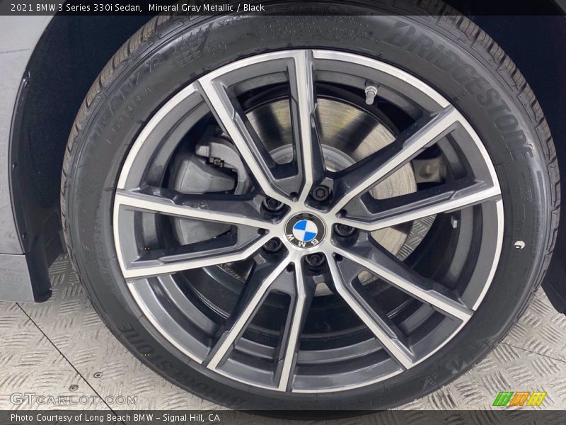 Mineral Gray Metallic / Black 2021 BMW 3 Series 330i Sedan