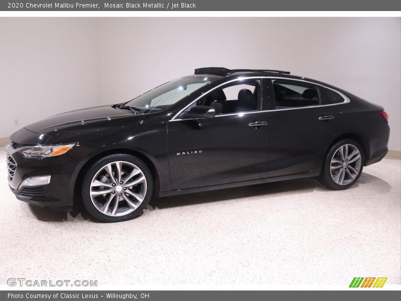 Mosaic Black Metallic / Jet Black 2020 Chevrolet Malibu Premier